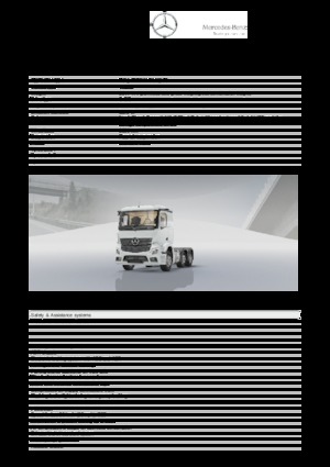 Tegljači - tegljačke jedinice Mercedes-Benz Actros 2533 LS 6x2