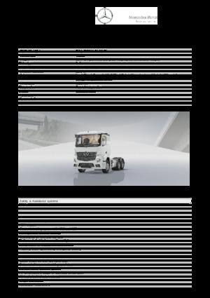 Tegljači - tegljačke jedinice Mercedes-Benz Actros 3348 AK 6x6