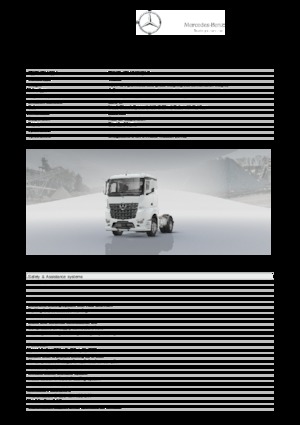 Tegljači - tegljačke jedinice Mercedes-Benz Arocs 1858 LS 4x2