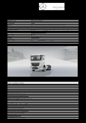 Tegljači - tegljačke jedinice Mercedes-Benz Arocs 2627 LS 6x4