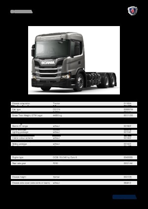 Tegljači - tegljačke jedinice Scania G 340 A6x2NA