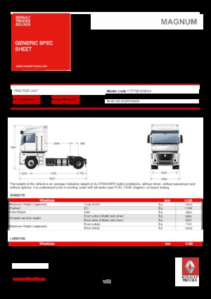 Tegljači - tegljačke jedinice Renault MAGNUM 440.19 4X2 T