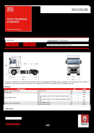 Tegljači - tegljačke jedinice Renault MAGNUM 440.19 4X2 T
