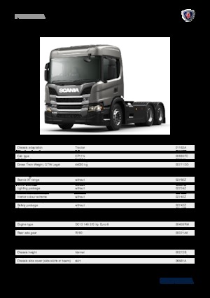 Tegljači - tegljačke jedinice Scania P 370 A6x2NA