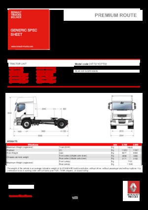Tegljači - tegljačke jedinice Renault PREMIUM 430.19 4X2 LD T OPTIFUEL