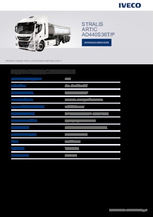 Tegljači - tegljačke jedinice Iveco STRALIS ARTIC AD440S36T/P