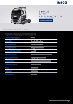 Tegljači - tegljačke jedinice Iveco STRALIS ARTIC AS440S46TX/P 17,5