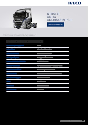 Tegljači - tegljačke jedinice Iveco STRALIS ARTIC AS440S48T/FP LT