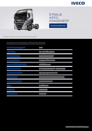 Tegljači - tegljačke jedinice Iveco STRALIS ARTIC AS440S48T/P
