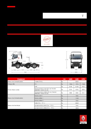 Tegljači - tegljačke jedinice Renault T 520.26 6X2 T LOW E6