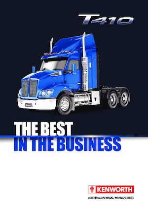 Tegljači - tegljačke jedinice Kenworth T410 600mm Aero roof MX13 8x4