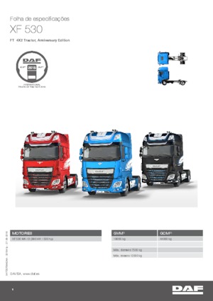 Tegljači - tegljačke jedinice DAF XF 530 FT , Anniversary Edition SSC