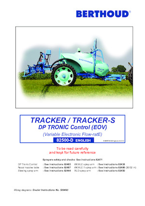 Vučene prskalice Berthoud TRACKER 3200 