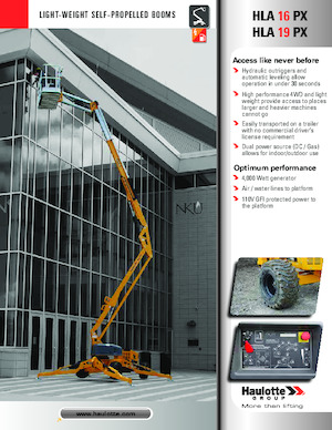 Zglobna podizna platforma na kotačima Haulotte HLA16 PX