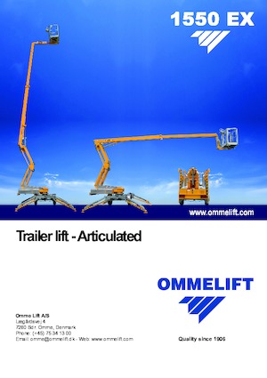 Dizala sa zglobnom granom montirana na kamion OMMELIFT 1550 EX