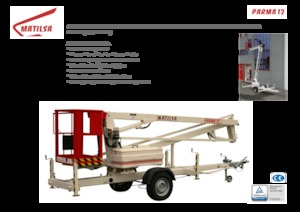 Dizala sa zglobnom granom montirana na prikolicu Matilsa Parma 12