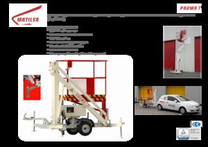 Dizala sa zglobnom granom montirana na prikolicu Matilsa Parma 7