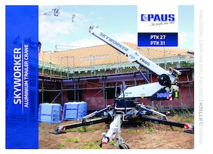 Dizala sa zglobnom granom montirana na prikolicu Paus PTK 31