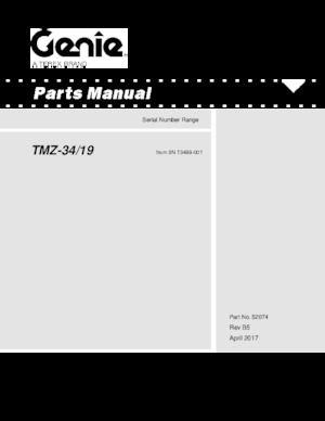 Dizala sa zglobnom granom montirana na kamion Genie TMZ 34/19