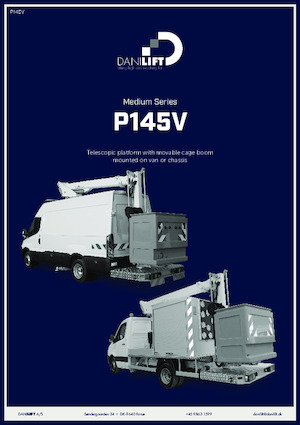 Dizala sa zglobnom granom montirana na kamion Danilift P145V