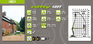 Dizala sa zglobnom granom montirana na kamion Niftylift NL 120 T