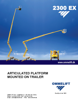 Dizala sa zglobnom granom montirana na kamion OMMELIFT Omme 2300EXBB