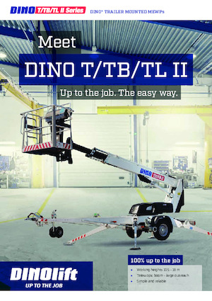 Teleskopske dizalice sa granom montirane na prikolice Dino Lift Dino 105TL II