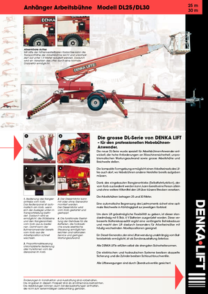 Teleskopske dizalice sa granom montirane na prikolice Denka-Lift - Rothlehner DL 25 