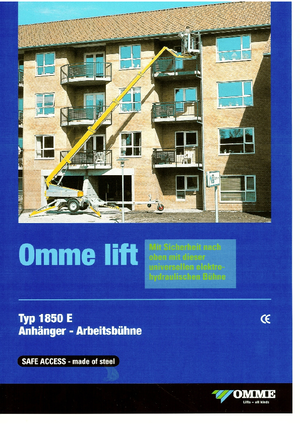 Teleskopske dizalice sa granom montirane na prikolice OMMELIFT Omme 1850EB
