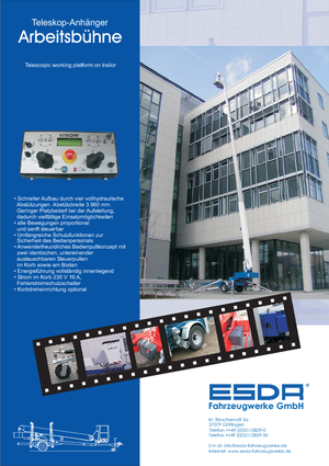 Teleskopske dizalice sa granom montirane na prikolice Esda TA 2220