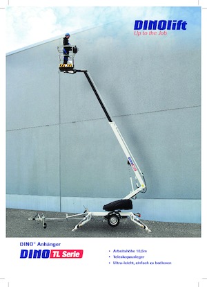 Teleskopske dizalice sa granom montirane na prikolice Dino Lift Dino 105TL