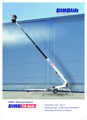 Teleskopske dizalice sa granom montirane na prikolice Dino Lift Dino 150T