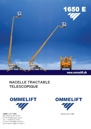 Teleskopske dizalice sa granom montirane na prikolice OMMELIFT Omme 1300EB