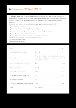 Čistači prikolica Pronar ZMC 3.1