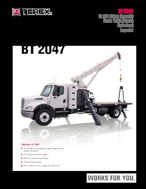 Dizalice za kamione TEREX CRANES BT 2047