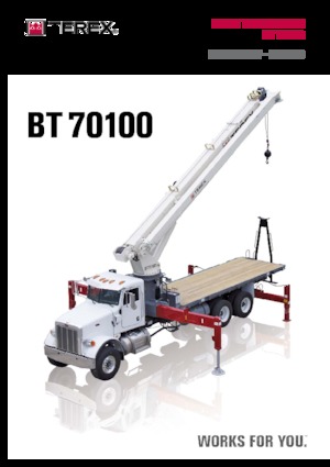 Dizalice za kamione TEREX CRANES BT 70100