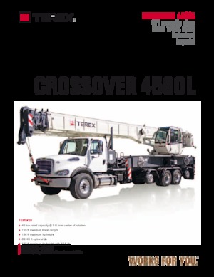 Dizalice za kamione TEREX CRANES Crossover 4500L
