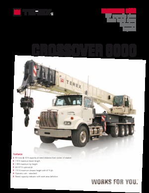 Dizalice za kamione TEREX CRANES Crossover 6000