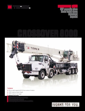 Dizalice za kamione TEREX CRANES Crossover 8000
