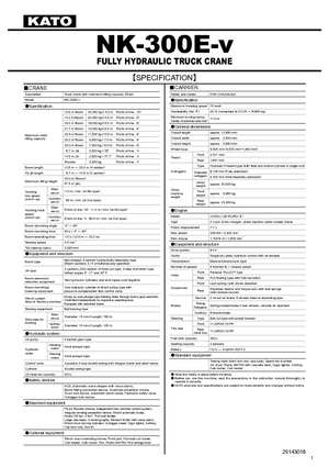 Dizalice za kamione Kato NK 300 E-v