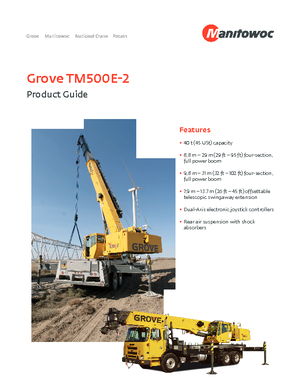 Dizalice za kamione Grove TM500E-2