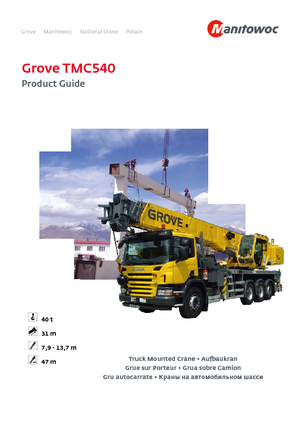 Dizalice za kamione Grove TMC540