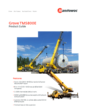 Dizalice za kamione Grove TMS800E