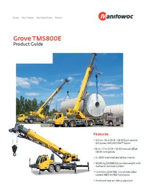 Dizalice za kamione Grove TMS800E