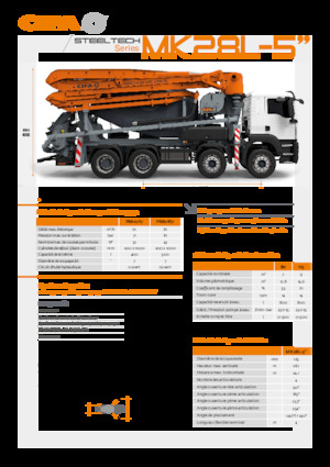 Pumpe miksera za kamione CIFA MK28L-5