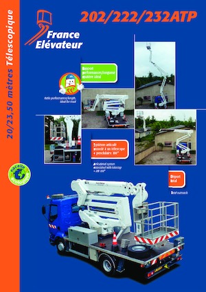 Teleskopske dizalice sa granom montirane na kamion France Elévateur 232 ATP