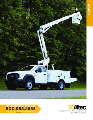 Dizala sa zglobnom granom montirana na prikolicu Altec AT40G