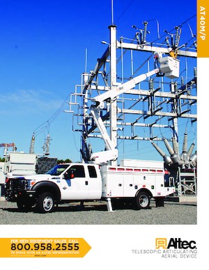 Dizala sa zglobnom granom montirana na prikolicu Altec AT40P – JEMS