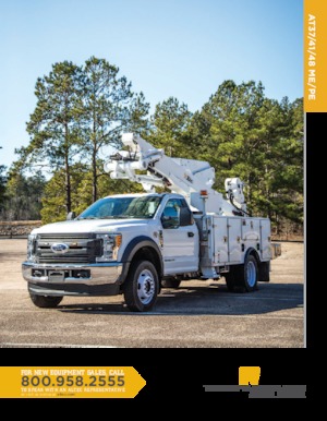 Dizala sa zglobnom granom montirana na prikolicu Altec AT41ME/PE