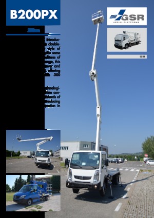 Dizala sa zglobnom granom montirana na prikolicu GSR B200PX Compact 